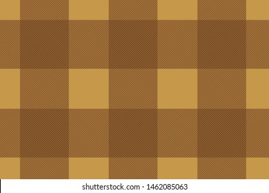 Vector brown Gingham check pattern design illustration for Fabric printing