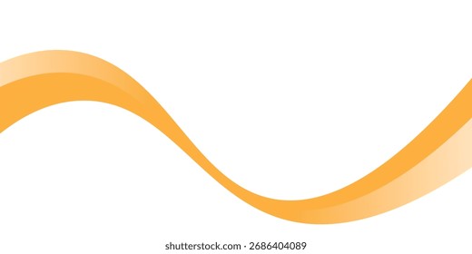 Vector brown line background curve element with white space for text and message design, overlapping layers, vector. eps10