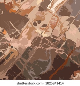 vector brown marble pattern, background. Abstract and original backdrop.