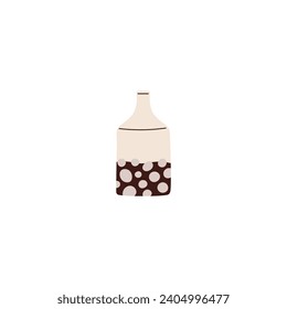 vector brown pot element vector