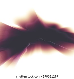 Vector brown smooth blurry background. Abstract futuristic colorful texture.