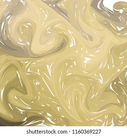 Vector Brown White marble abstract background. Liquid marble pattern. Trendy template for design, wedding, invitation, party, birthday, web, banner, card.