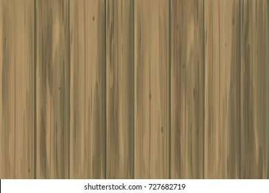 Vector brown wooden texture  background.