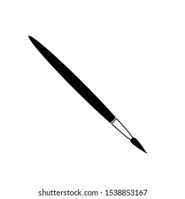 Vector brush icon. Painting tool. To draw