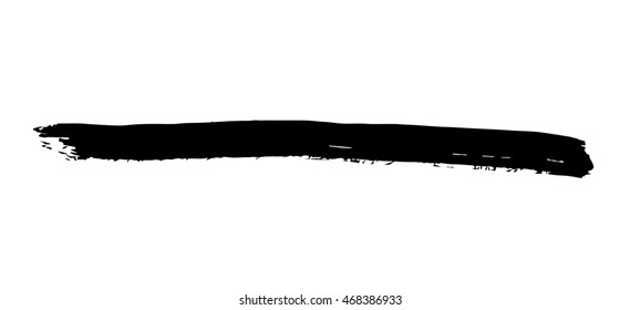 Vector Brush Smudge Texture Black On Stock Vector (Royalty Free ...