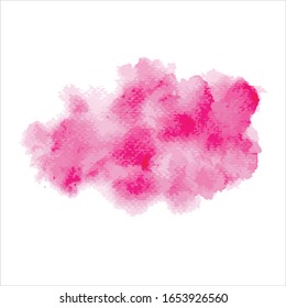 Dibujo de la acuarela de salpicadura del vector.