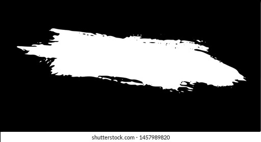 Vector brush sroke texture. Distressed uneven texture. Grunge background. Abstract halftone vector illustration. Overlay to create interesting effect and depth. Black isolated on white background.