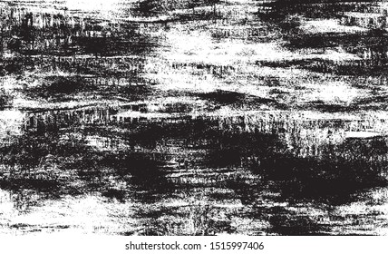 Vector brush sroke texture. Distressed uneven grunge background. Abstract distressed vector illustration. Overlay over any design to create interesting effect and depth. Black isolated on white. EPS10