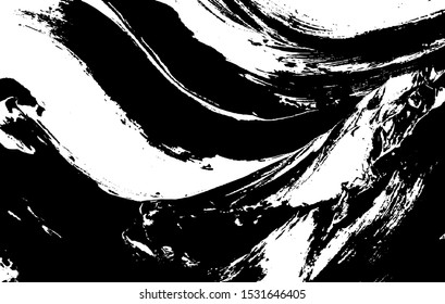 Vector brush sroke texture. Distressed uneven grunge background. Abstract distressed vector illustration. Overlay over any design to create interesting effect and depth. Black isolated on white. EPS10