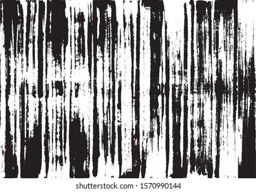 Vector brush sroke texture. Distressed uneven grunge background. Abstract distressed vector illustration. Overlay over any design to create interesting effect and depth. Black isolated on white. EPS10