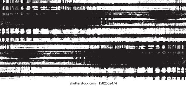 Vector brush sroke texture. Distressed uneven grunge background. Abstract distressed vector illustration. Overlay over any design to create interesting effect and depth. Black isolated on white. EPS10