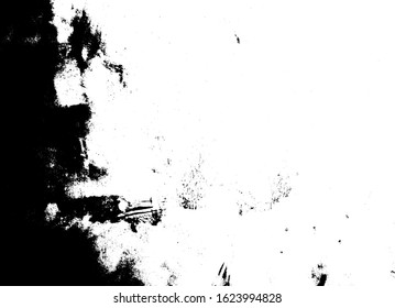 Vector brush sroke texture. Distressed uneven grunge background. Abstract distressed vector illustration. Overlay over any design to create interesting effect and depth. Black isolated on white. EPS10