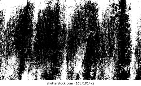 Vector brush sroke texture. Distressed uneven grunge background. Abstract distressed vector illustration. Overlay over any design to create interesting effect and depth. Black isolated on white. EPS10