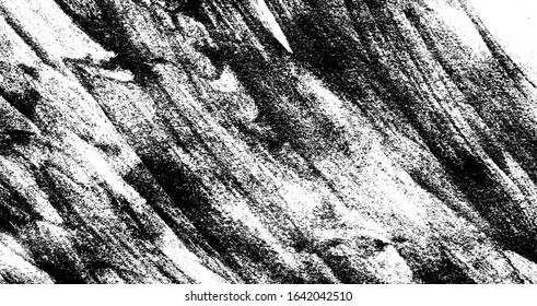 Vector brush sroke texture. Distressed uneven grunge background. Abstract distressed vector illustration. Overlay over any design to create interesting effect and depth. Black isolated on white. EPS10
