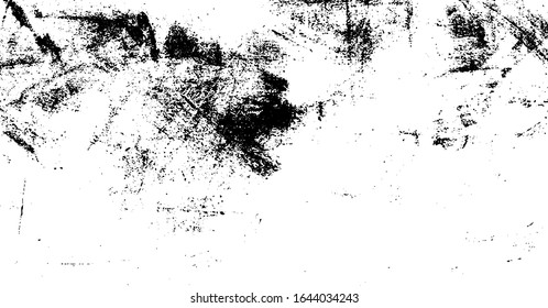 Vector brush sroke texture. Distressed uneven grunge background. Abstract distressed vector illustration. Overlay over any design to create interesting effect and depth. Black isolated on white. EPS10