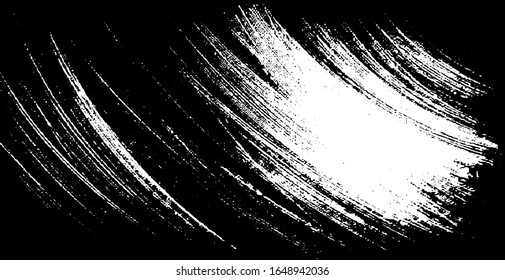 Vector brush sroke texture. Distressed uneven grunge background. Abstract distressed vector illustration. Overlay over any design to create interesting effect and depth. Black isolated on white. EPS10