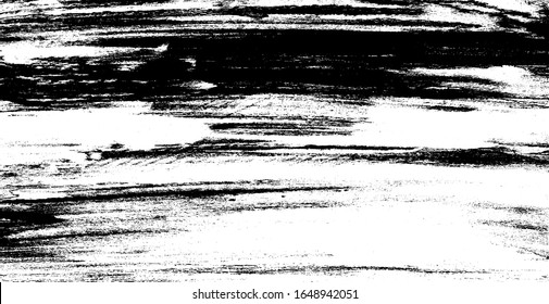 Vector brush sroke texture. Distressed uneven grunge background. Abstract distressed vector illustration. Overlay over any design to create interesting effect and depth. Black isolated on white. EPS10