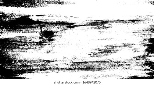 Vector brush sroke texture. Distressed uneven grunge background. Abstract distressed vector illustration. Overlay over any design to create interesting effect and depth. Black isolated on white. EPS10