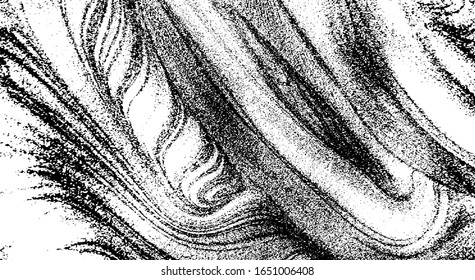Vector brush sroke texture. Distressed uneven grunge background. Abstract distressed vector illustration. Overlay over any design to create interesting effect and depth. Black isolated on white. EPS10