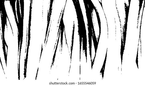 Vector brush sroke texture. Distressed uneven grunge background. Abstract distressed vector illustration. Overlay over any design to create interesting effect and depth. Black isolated on white. EPS10