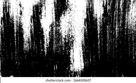 Vector brush sroke texture. Distressed uneven grunge background. Abstract distressed vector illustration. Overlay over any design to create interesting effect and depth. Black isolated on white. EPS10