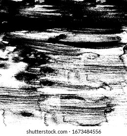 Vector brush sroke texture. Distressed uneven grunge background. Abstract distressed vector illustration. Overlay over any design to create interesting effect and depth. Black isolated on white. EPS10