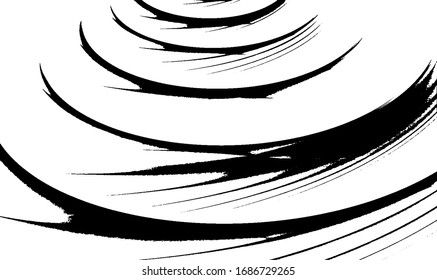 Vector brush sroke texture. Distressed uneven grunge background. Abstract distressed vector illustration. Overlay over any design to create interesting effect and depth. Black isolated on white. EPS10