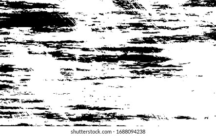 Vector brush sroke texture. Distressed uneven grunge background. Abstract distressed vector illustration. Overlay over any design to create interesting effect and depth. Black isolated on white. EPS10