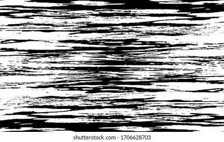 Vector brush sroke texture. Distressed uneven grunge background. Abstract distressed vector illustration. Overlay over any design to create interesting effect and depth. Black isolated on white. EPS10