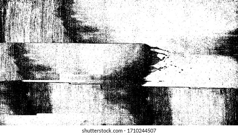 Vector brush sroke texture. Distressed uneven grunge background. Abstract distressed vector illustration. Overlay over any design to create interesting effect and depth. Black isolated on white. EPS10