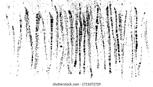 Vector brush sroke texture. Distressed uneven grunge background. Abstract distressed vector illustration. Overlay over any design to create interesting effect and depth. Black isolated on white. EPS10