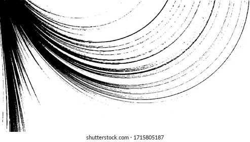 Vector brush sroke texture. Distressed uneven grunge background. Abstract distressed vector illustration. Overlay over any design to create interesting effect and depth. Black isolated on white. EPS10