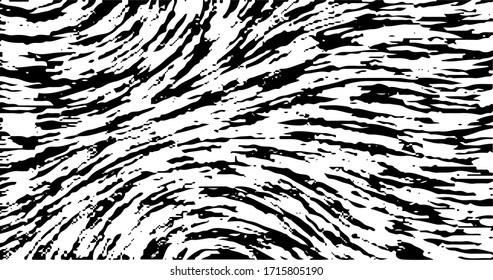 Vektorillustration Bürste raucht Textur. Unruhestifter ungleicher brüchiger Hintergrund. Abstrakte Vektorillustration Illustration. Überlagern Sie jedes Design, um interessante Effekte und Tiefe zu schaffen. Schwarz einzeln auf Weiß. EPS10