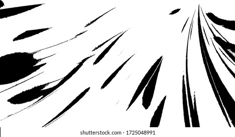 Vector brush sroke texture. Distressed uneven grunge background. Abstract distressed vector illustration. Overlay over any design to create interesting effect and depth. Black isolated on white. EPS10