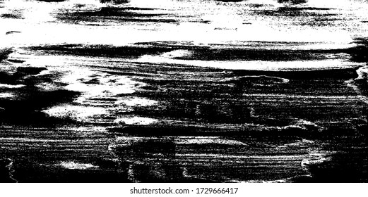 Vector brush sroke texture. Distressed uneven grunge background. Abstract distressed vector illustration. Overlay over any design to create interesting effect and depth. Black isolated on white. EPS10