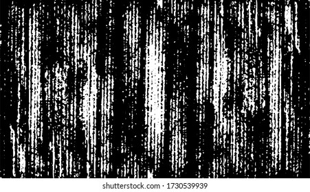 Textura de roca de pincel vectorial. Antecedentes desiguales. Resumen de ilustración de vector con problemas. Superponer cualquier diseño para crear un efecto y profundidad interesante. Negro aislado en blanco. EPS10