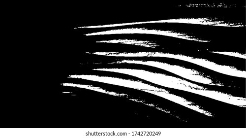 Vector brush sroke texture. Distressed uneven grunge background. Abstract distressed vector illustration. Overlay over any design to create interesting effect and depth. Black isolated on white. EPS10
