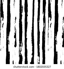 Textura de roca de pincel vectorial. Antecedentes desiguales. Resumen de ilustración de vector con problemas. Superponer cualquier diseño para crear un efecto y profundidad interesante. Negro aislado en blanco. EPS10