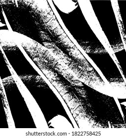 Vector brush sroke texture. Distressed uneven grunge background. Abstract distressed vector illustration. Overlay over any design to create interesting effect and depth. Black isolated on white. EPS10