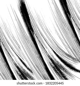 Vector brush sroke texture. Distressed uneven grunge background. Abstract distressed vector illustration. Overlay over any design to create interesting effect and depth. Black isolated on white. EPS10
