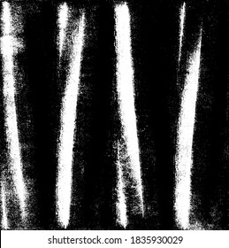 Vektorbürste raucht Textur. Unruhestifter ungleicher brüchiger Hintergrund. Abstrakte verzerrte Vektorgrafik. Überlagern Sie jedes Design, um interessante Effekte und Tiefe zu schaffen. Schwarz einzeln auf Weiß. EPS10