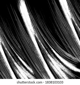 Vector brush sroke texture. Distressed uneven grunge background. Abstract distressed vector illustration. Overlay over any design to create interesting effect and depth. Black isolated on white. EPS10