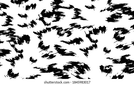 Vektorbürste raucht Textur. Unruhestifter ungleicher brüchiger Hintergrund. Abstrakte verzerrte Vektorgrafik. Überlagern Sie jedes Design, um interessante Effekte und Tiefe zu schaffen. Schwarz einzeln auf Weiß. EPS10