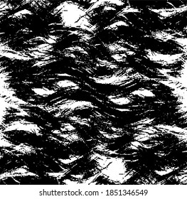 Vector brush sroke texture. Distressed uneven grunge background. Abstract distressed vector illustration. Overlay over any design to create interesting effect and depth. Black isolated on white. EPS10