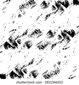 Vector brush sroke texture. Distressed uneven grunge background. Abstract distressed vector illustration. Overlay over any design to create interesting effect and depth. Black isolated on white. EPS10
