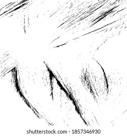 Vector brush sroke texture. Distressed uneven grunge background. Abstract distressed vector illustration. Overlay over any design to create interesting effect and depth. Black isolated on white. EPS10