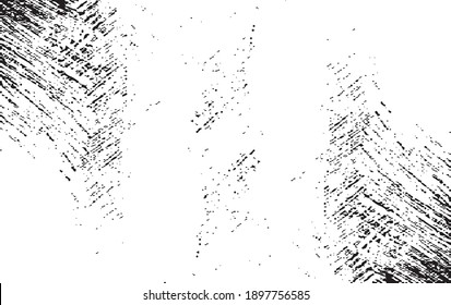 Vector brush sroke texture. Distressed uneven grunge background. Abstract distressed vector illustration. Overlay over any design to create interesting effect and depth. Black isolated on white. EPS10