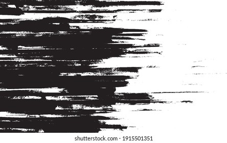 Vector brush sroke texture. Distressed uneven grunge background. Abstract distressed vector illustration. Overlay over any design to create interesting effect and depth. Black isolated on white. EPS10