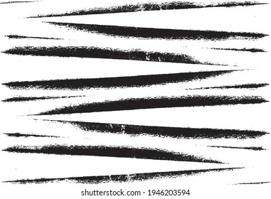 Vector brush sroke texture. Distressed uneven grunge background. Abstract distressed vector illustration. Overlay over any design to create interesting effect and depth. Black isolated on white. EPS10