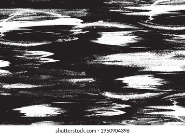 Vector brush sroke texture. Distressed uneven grunge background. Abstract distressed vector illustration. Overlay over any design to create interesting effect and depth. Black isolated on white. EPS10